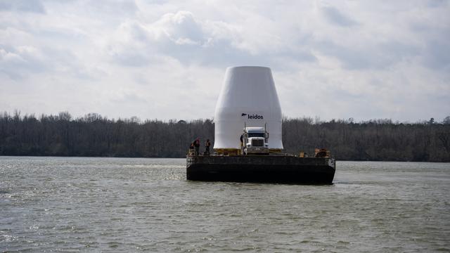 NASA image: Evolved adapter for NASA SLS rocket readied for testing at Marshall photo 2